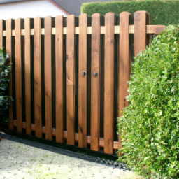 Portillon en Bois Rustique pour un Accueil Chaleureux Stains